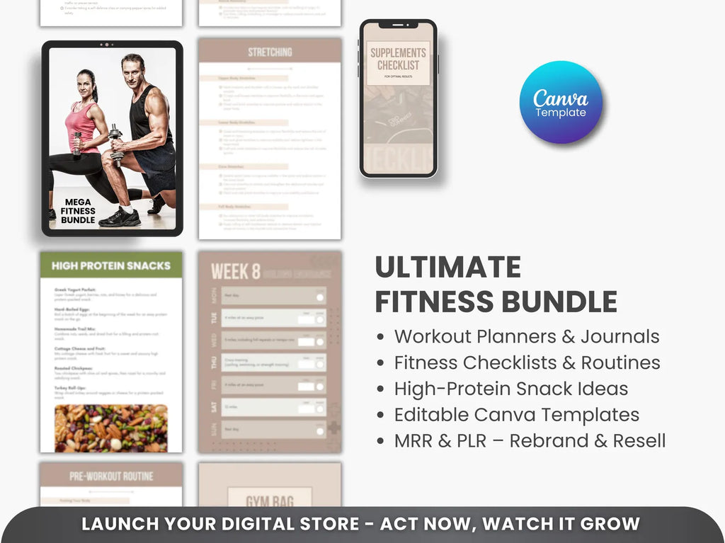 Weekly Fitness & Wellness Planner | Fyerce